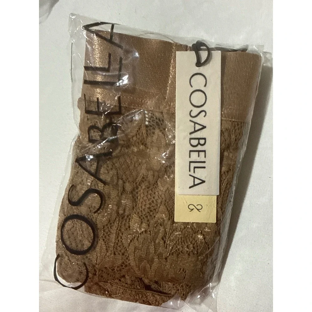 Cosabella Never Say Never Men's Sports Brief Sheer Lace Brief Quattro NWT L